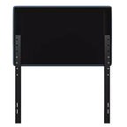 Merrick Lane Headboard with Tufted Upholstery and Powder Coated Metal Frame