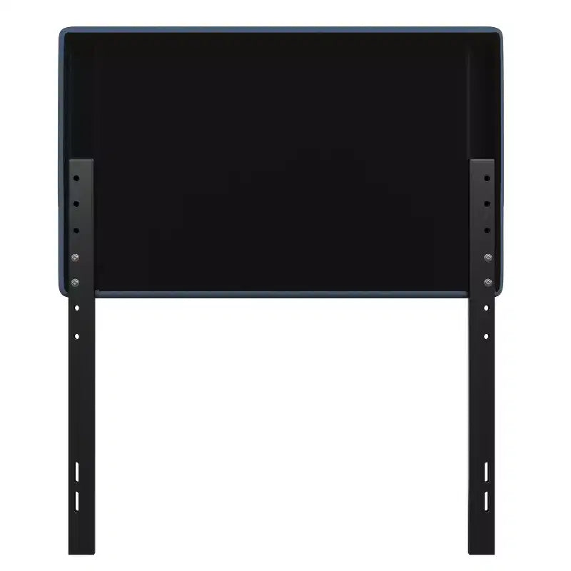 Merrick Lane Headboard with Tufted Upholstery and Powder Coated Metal Frame