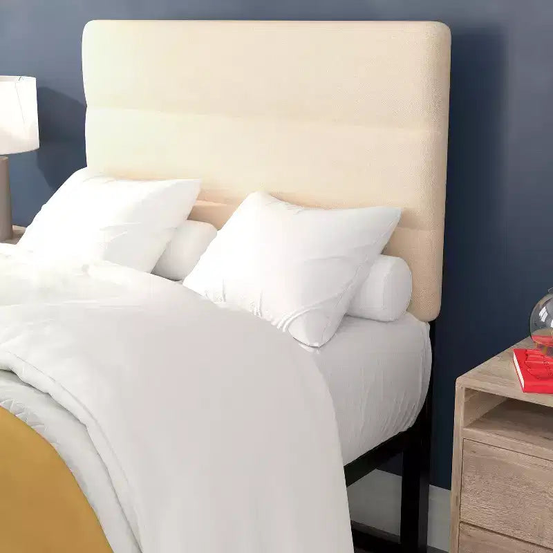Flash Furniture Paxton Channel Stitched Upholstered Headboard, Adjustable Height from 44.5 to 57.25