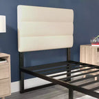 Flash Furniture Paxton Channel Stitched Upholstered Headboard, Adjustable Height from 44.5 to 57.25