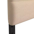 Flash Furniture Paxton Channel Stitched Upholstered Headboard, Adjustable Height from 44.5 to 57.25