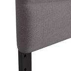 Flash Furniture Paxton Channel Stitched Upholstered Headboard, Adjustable Height from 44.5 to 57.25