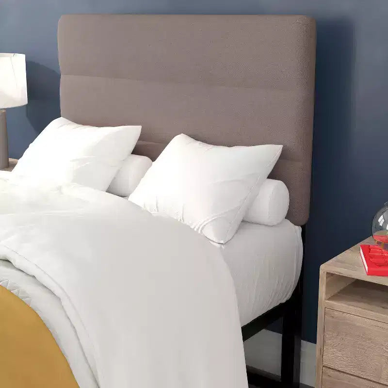 Flash Furniture Paxton Channel Stitched Upholstered Headboard, Adjustable Height from 44.5 to 57.25
