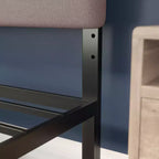 Flash Furniture Paxton Channel Stitched Upholstered Headboard, Adjustable Height from 44.5 to 57.25