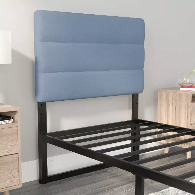 Flash Furniture Paxton Channel Stitched Upholstered Headboard, Adjustable Height from 44.5 to 57.25