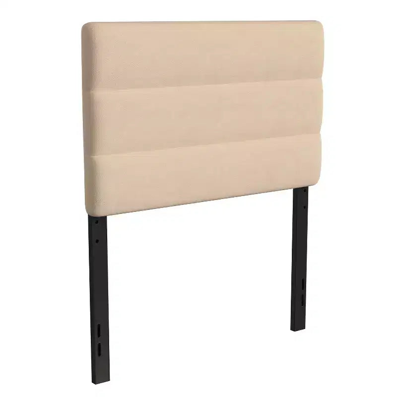 Flash Furniture Paxton Testiera Imbottita con Cuciture a Canale, Altezza Regolabile da 44,5 a 57,25
