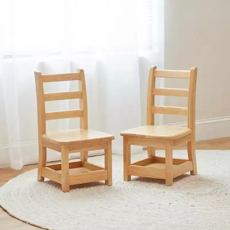 Three-Rung Ladderback Chair with Storage 2-Pack - Assembled