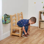 Three-Rung Ladderback Chair with Storage 2-Pack - Assembled