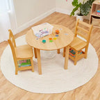 Three-Rung Ladderback Chair with Storage 2-Pack - Assembled