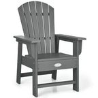 Costway Set of 2 Kids Patio Adirondack Chair Armchair Weather Resistance Outdoor Chair