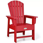 Costway Set of 2 Kids Patio Adirondack Chair Armchair Weather Resistance Outdoor Chair