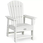 Costway Set of 2 Kids Patio Adirondack Chair Armchair Weather Resistance Outdoor Chair