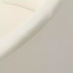 Poltrona Girevole Comoda Amarante in Velluto per Camera da Letto con Base in Metallo | Karat Home-TEAL