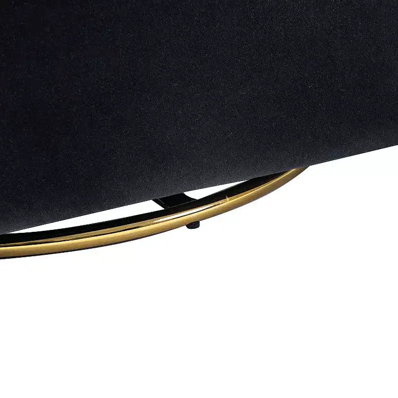 Poltrona Girevole Comoda Amarante in Velluto per Camera da Letto con Base in Metallo | Karat Home-TEAL