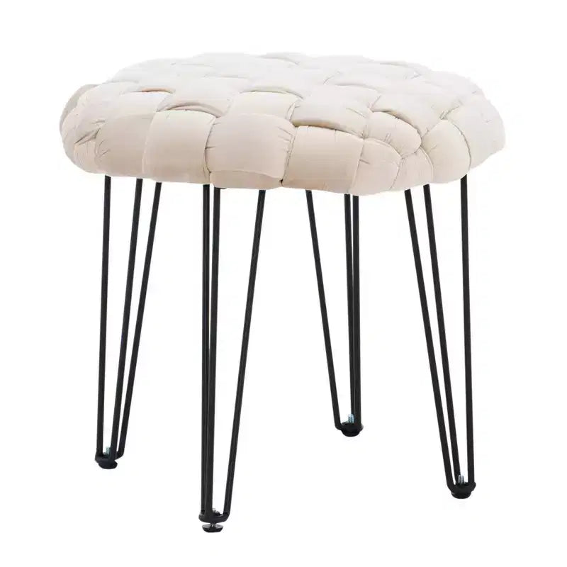 Sgabello Ottomano Rotondo Mylie - Linon