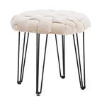 Sgabello Ottomano Rotondo Mylie - Linon