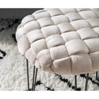 Sgabello Ottomano Rotondo Mylie - Linon