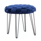 Sgabello Ottomano Rotondo Mylie - Linon