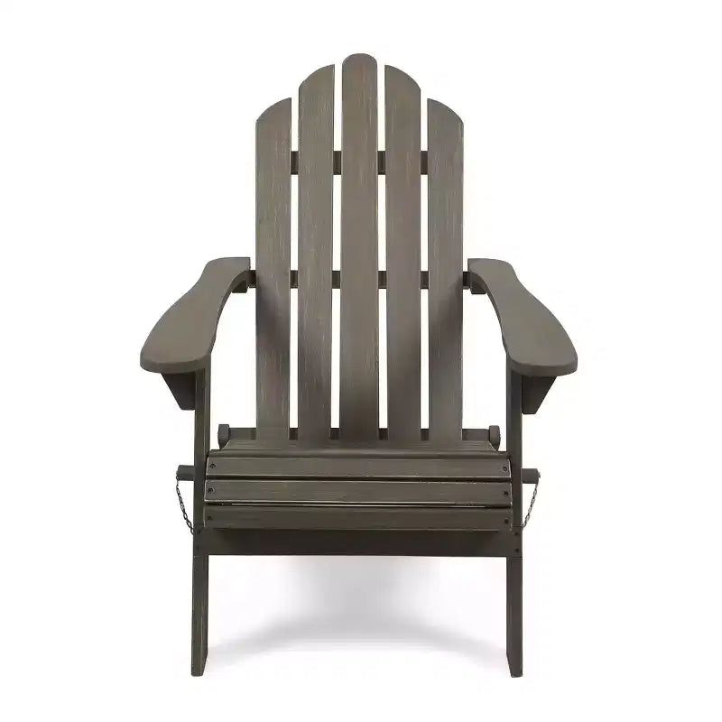 2pk Hazel Outdoor Acacia Wood Foldable Adirondack Chairs - Christopher Knight Home