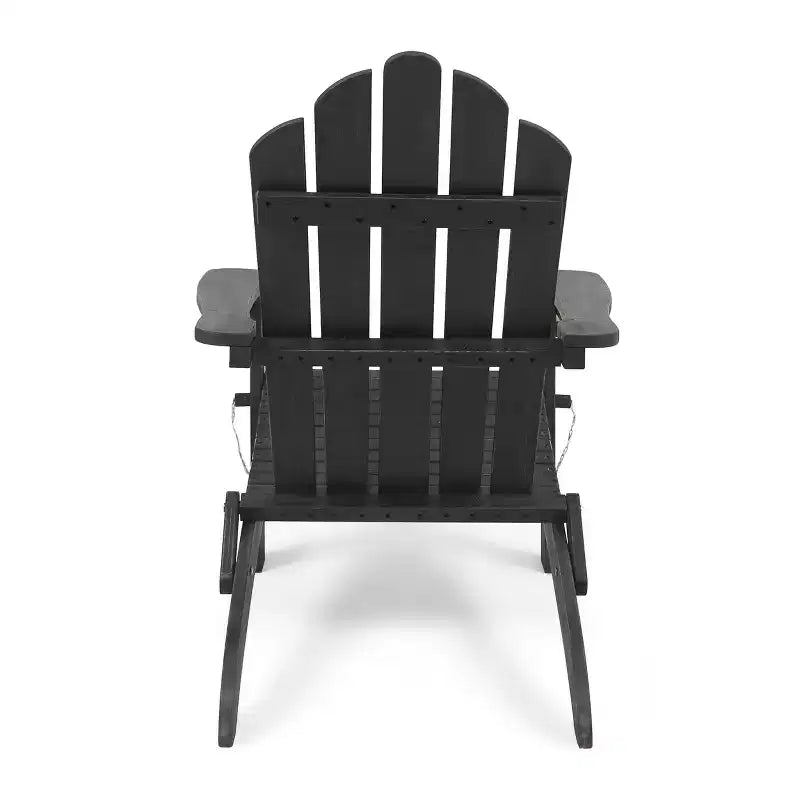 2pk Hazel Outdoor Acacia Wood Foldable Adirondack Chairs - Christopher Knight Home