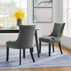 Set of 2 Marquis Performance Velvet Dining Chairs - Modway