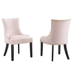 Set of 2 Marquis Performance Velvet Dining Chairs - Modway