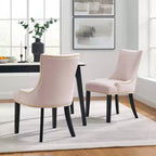 Set of 2 Marquis Performance Velvet Dining Chairs - Modway