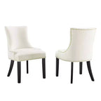 Set of 2 Marquis Performance Velvet Dining Chairs - Modway