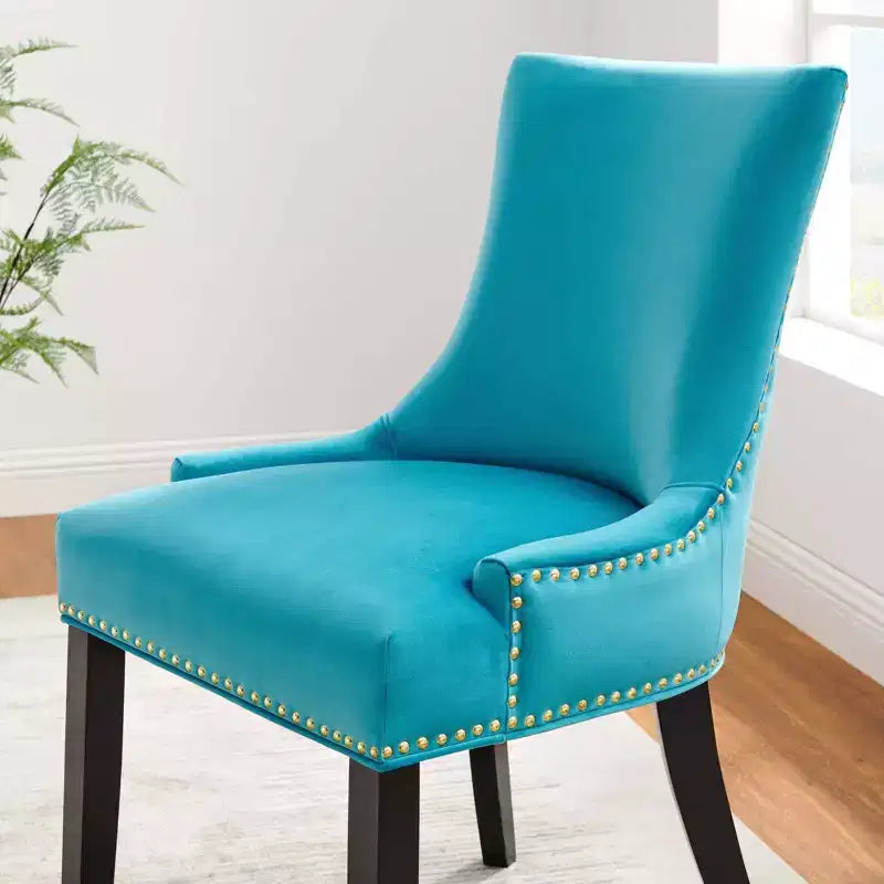 Set of 2 Marquis Performance Velvet Dining Chairs - Modway