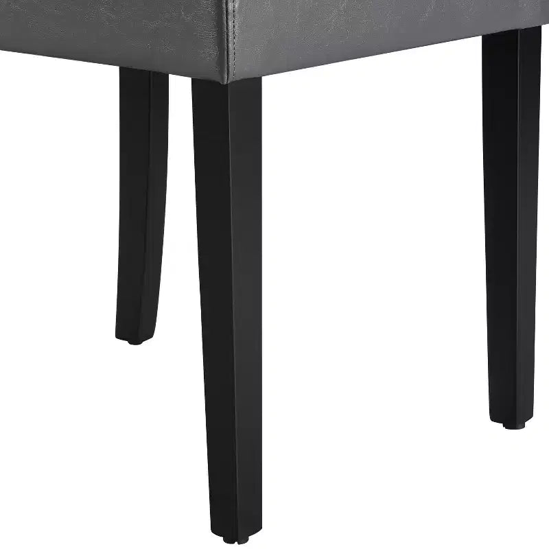Yaheetech 4pcs High Back Padded Dining Chairs With Wood Legs for Home Restaurants