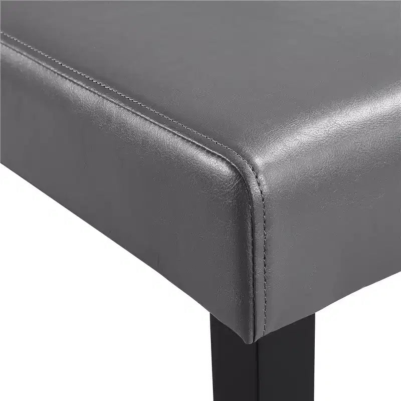 Yaheetech 4pcs High Back Padded Dining Chairs With Wood Legs for Home Restaurants