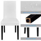 Yaheetech 4pcs High Back Padded Dining Chairs With Wood Legs for Home Restaurants