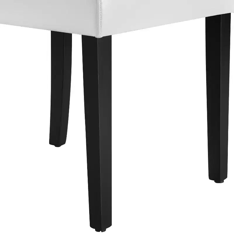 Yaheetech 4pcs High Back Padded Dining Chairs With Wood Legs for Home Restaurants