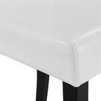 Yaheetech 4pcs High Back Padded Dining Chairs With Wood Legs for Home Restaurants