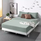 Metal Smart BoxSpring Mattress Base with Quick Assembly Gray - Zinus