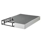 Metal Smart BoxSpring Mattress Base with Quick Assembly Gray - Zinus