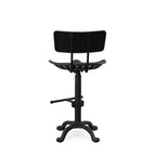 Sgabello da bar con schienale e sedile regolabile in stile trattore Carolina Living Austin altezza bancone