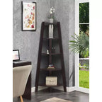 62 Newport 5 Tier Wide Corner Bookcase - Breighton Home