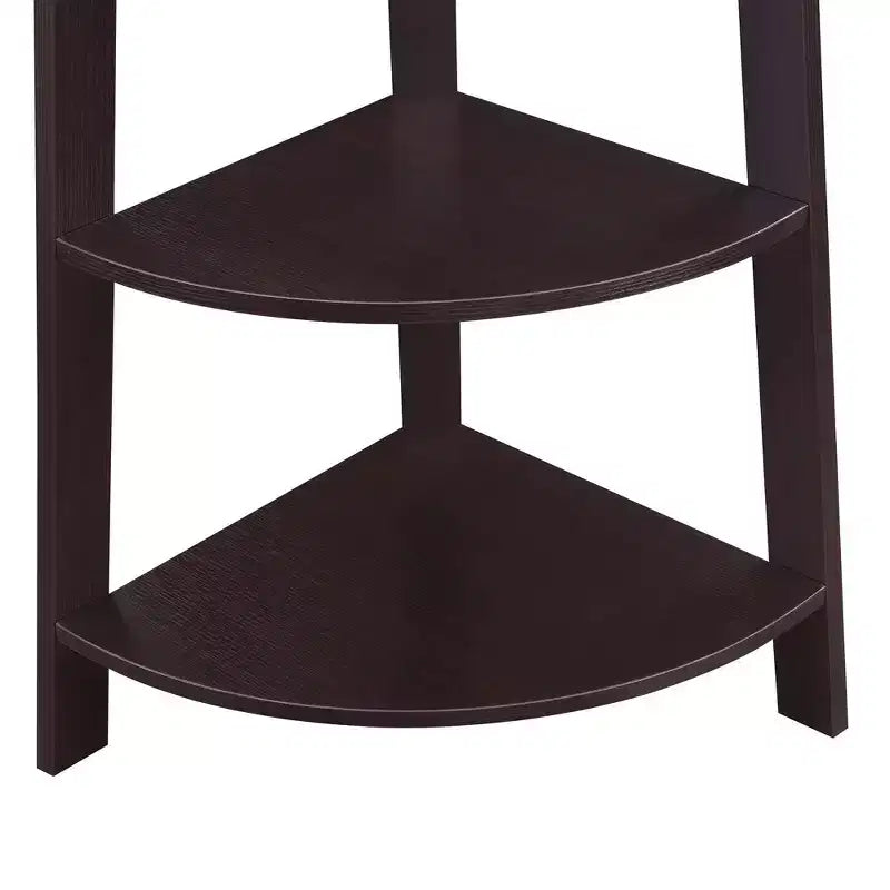 62 Newport 5 Tier Wide Corner Bookcase - Breighton Home