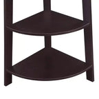 62 Newport 5 Tier Wide Corner Bookcase - Breighton Home