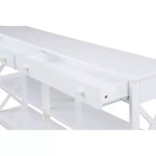 60 Oxford 2 Drawer Console Table with Shelves - Breighton Home