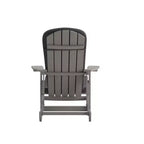 Flash Furniture Savannah Set di 2 Sedie a Dondolo Adirondack in Legno di Poliresina per Tutte le Stagioni con Cuscini per Terrazzo, Portico e Patio