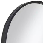 Specchio Decorativo da Parete Uttermost Rapido Ovale per Vanity con Cornice in Ferro Nero Opaco Moderno 24 Largo per Bagno Camera da Letto Soggiorno Ufficio Casa Ingresso