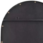 Specchio Decorativo da Parete Uttermost Rapido Ovale per Vanity con Cornice in Ferro Nero Opaco Moderno 24 Largo per Bagno Camera da Letto Soggiorno Ufficio Casa Ingresso