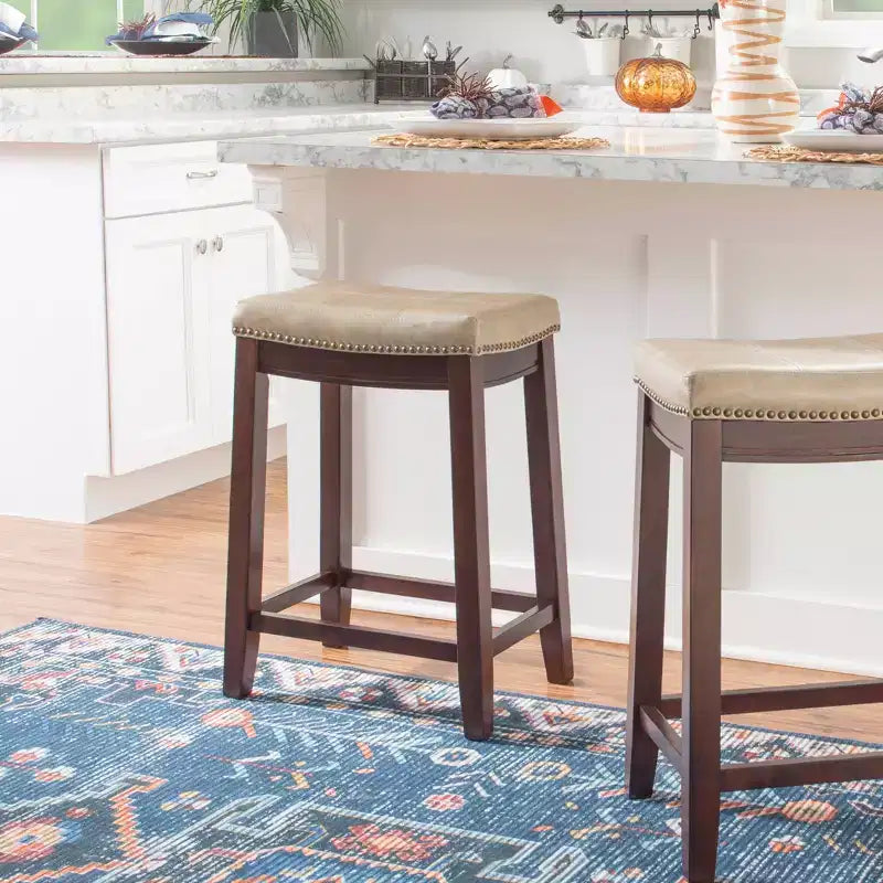Set of 2 Claridge Counter Height Barstools - Linon
