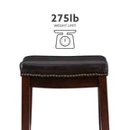 Set of 2 Claridge Counter Height Barstools - Linon