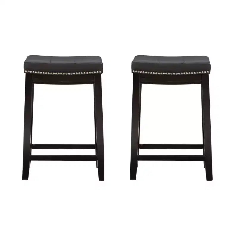 Set of 2 Claridge Counter Height Barstools - Linon