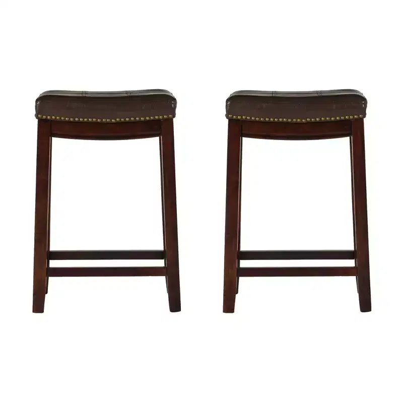 Set of 2 Claridge Counter Height Barstools - Linon