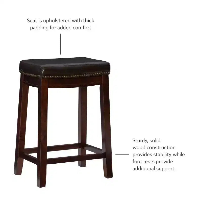 Set of 2 Claridge Counter Height Barstools - Linon