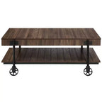 Huntingdale Industrial 1 Shelf Coffee Table - miBasics